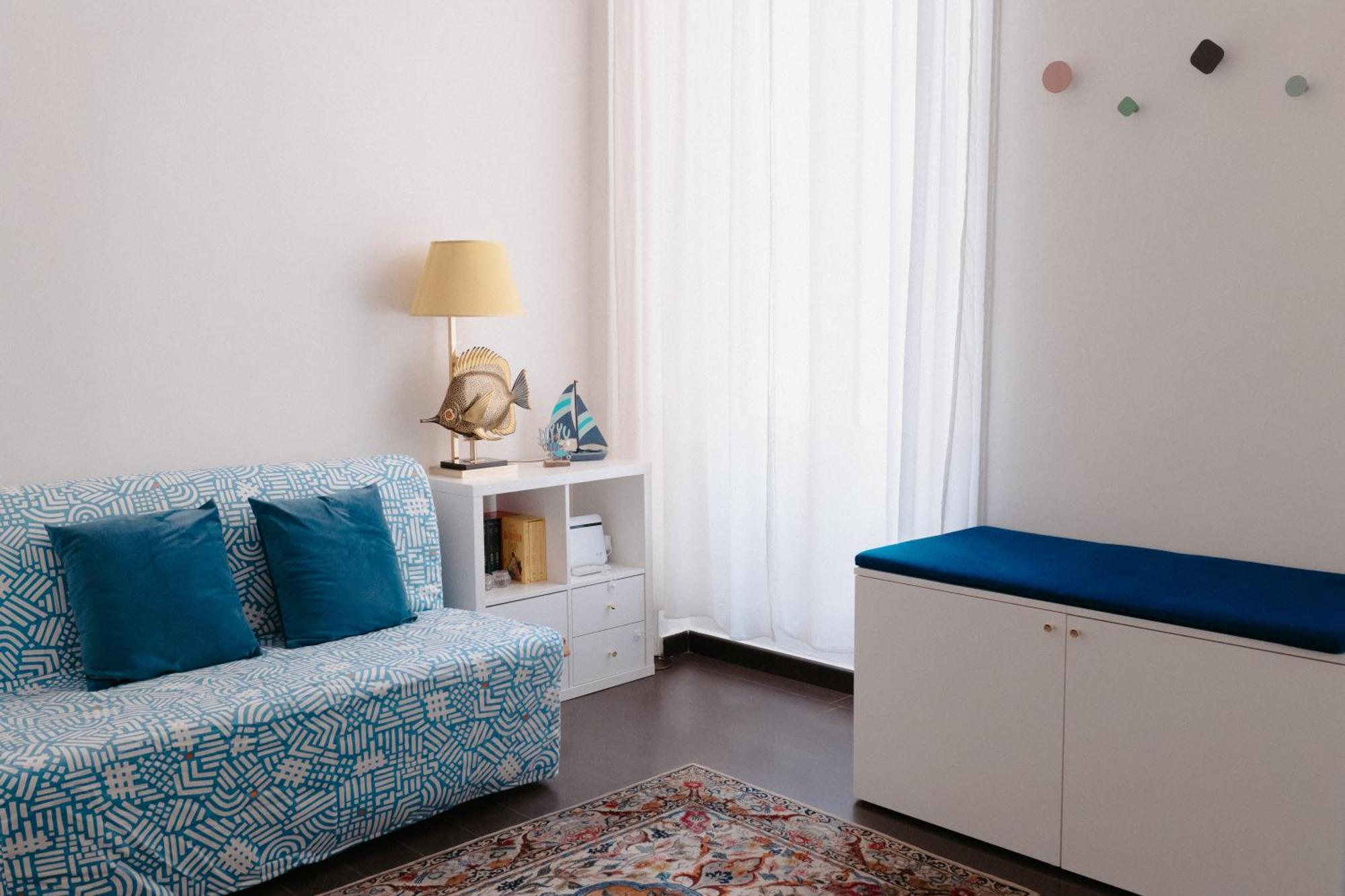 Blue Sea View Apartment Salerno Dış mekan fotoğraf